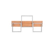 LED-Deckenleuchte Harper Braun/Schwarz max. 30 Watt - Schwarz/Braun, Basics, Holz/Metall (65/7,5/34,5cm) - Trio Leuchten