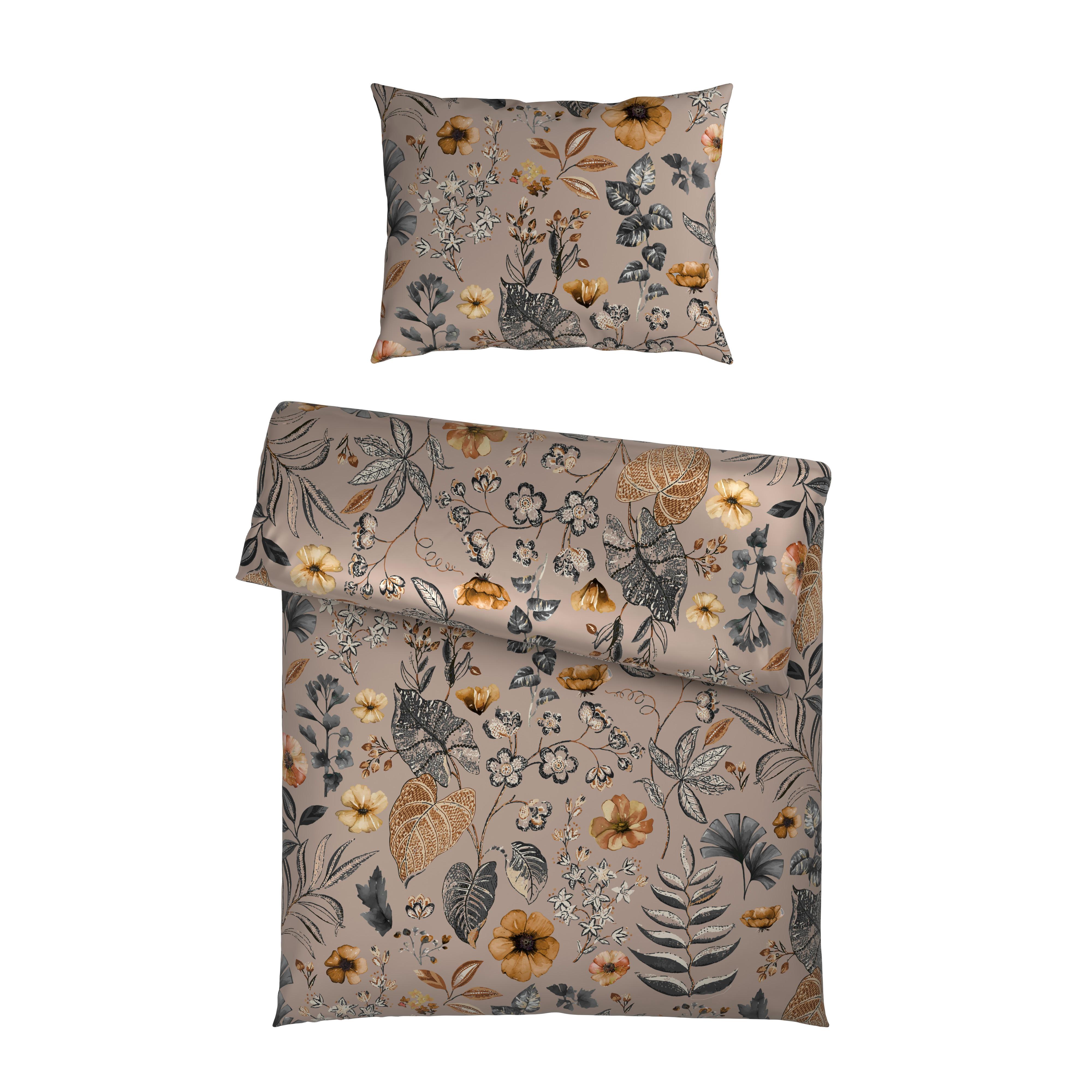 Bettwäsche Patlas Beige ca. 140x200cm - Beige, MODERN, Textil (140/200cm) - Mömax
