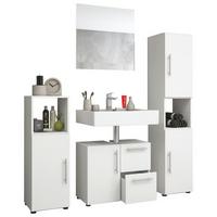 Badezimmer Flandu ca. 120 cm Weiß - Weiß, KONVENTIONELL, Holzwerkstoff (120cm) - MID.YOU