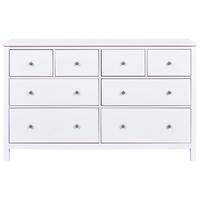 Sideboard Chilly Home ca. 160x96x40 cm Weiß - Silberfarben/Weiß, Design, Holz/Metall (160/96/40cm) - Livetastic