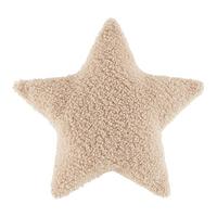 Díszpárna Star - bézs, Konventionell, textil (43/40/8cm) - Modern Living