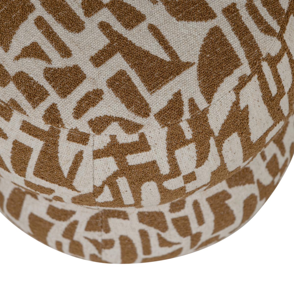 Pouf Anic Braun - Braun, Design, Textil (43/40/43cm) - Livetastic