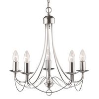 Csillár Maypole 6345-5ss - ezüstszínű, Lifestyle, fém (46/120cm)