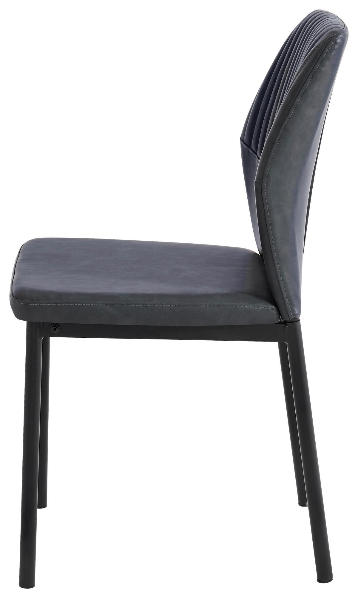 Stolica Hana - tamno siva/crna, Basics, metal/tekstil (44/86/52cm) - Best Price