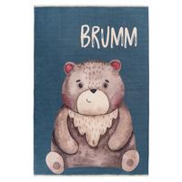 KINDERTEPPICH MY GRETA - Braun/Dunkelblau, Trend, Textil (115/170cm) - Ben'n'jen