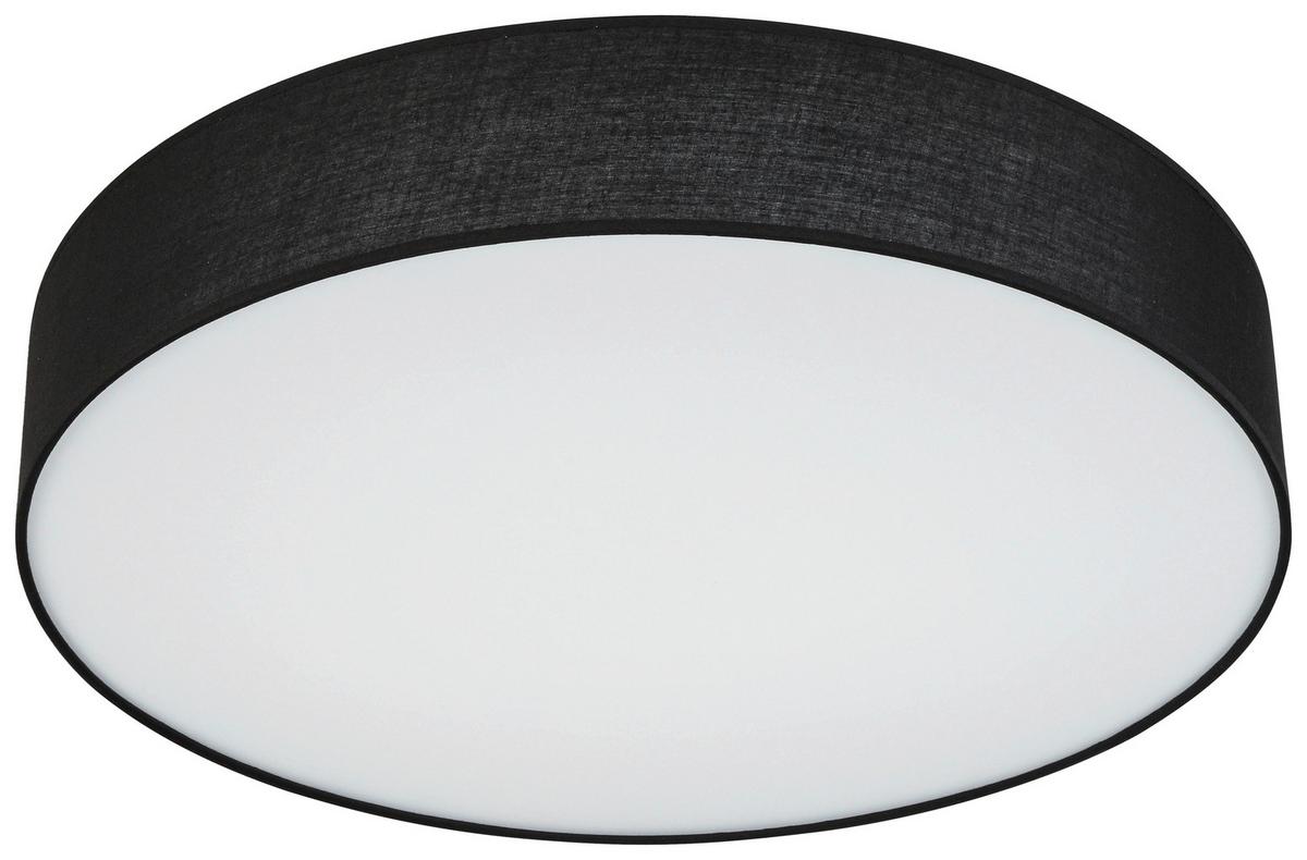 LAMPA SUFITOWA LED CHRISTINA - czarny/biały, Trend, tworzywo sztuczne/metal (60/11cm) - Novel