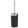 WC-Bürste Chris in Schwarz/Edelstahlfarben - Edelstahlfarben/Schwarz, MODERN, Kunststoff/Metall (9,6/37cm) - Mömax