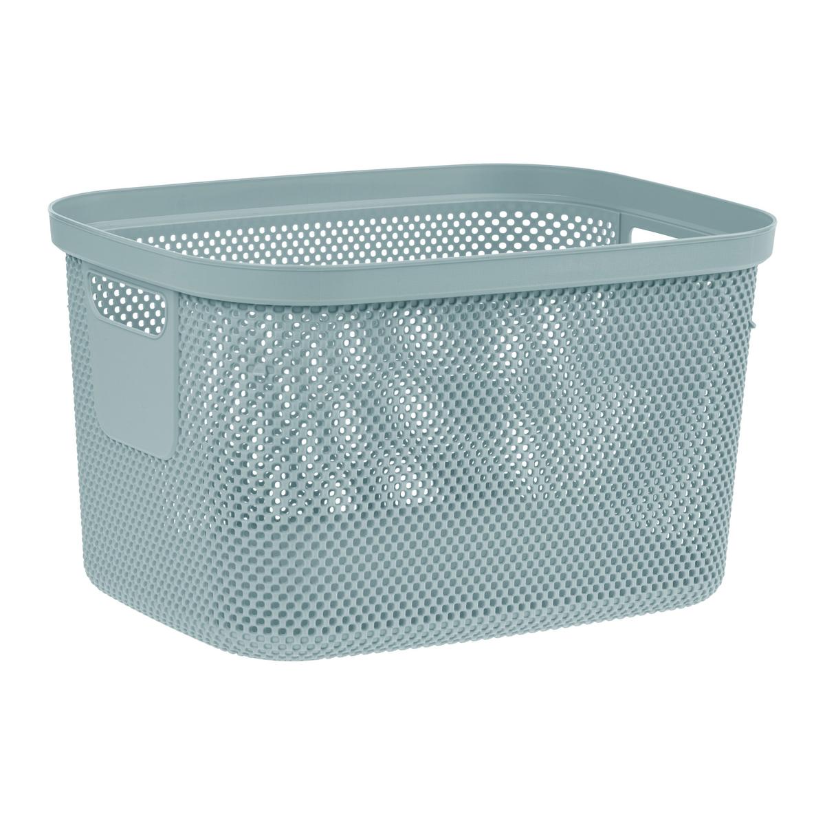 Tárolókosár Stine - Xl - kék, Modern, műanyag (38/28,5/22,5cm)