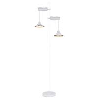 STEHLEUCHTE JOWITA L: 52 CM WEISS - Weiss/Schwarz, Basics, Keramik/Holz (52/25/168cm) - Globo