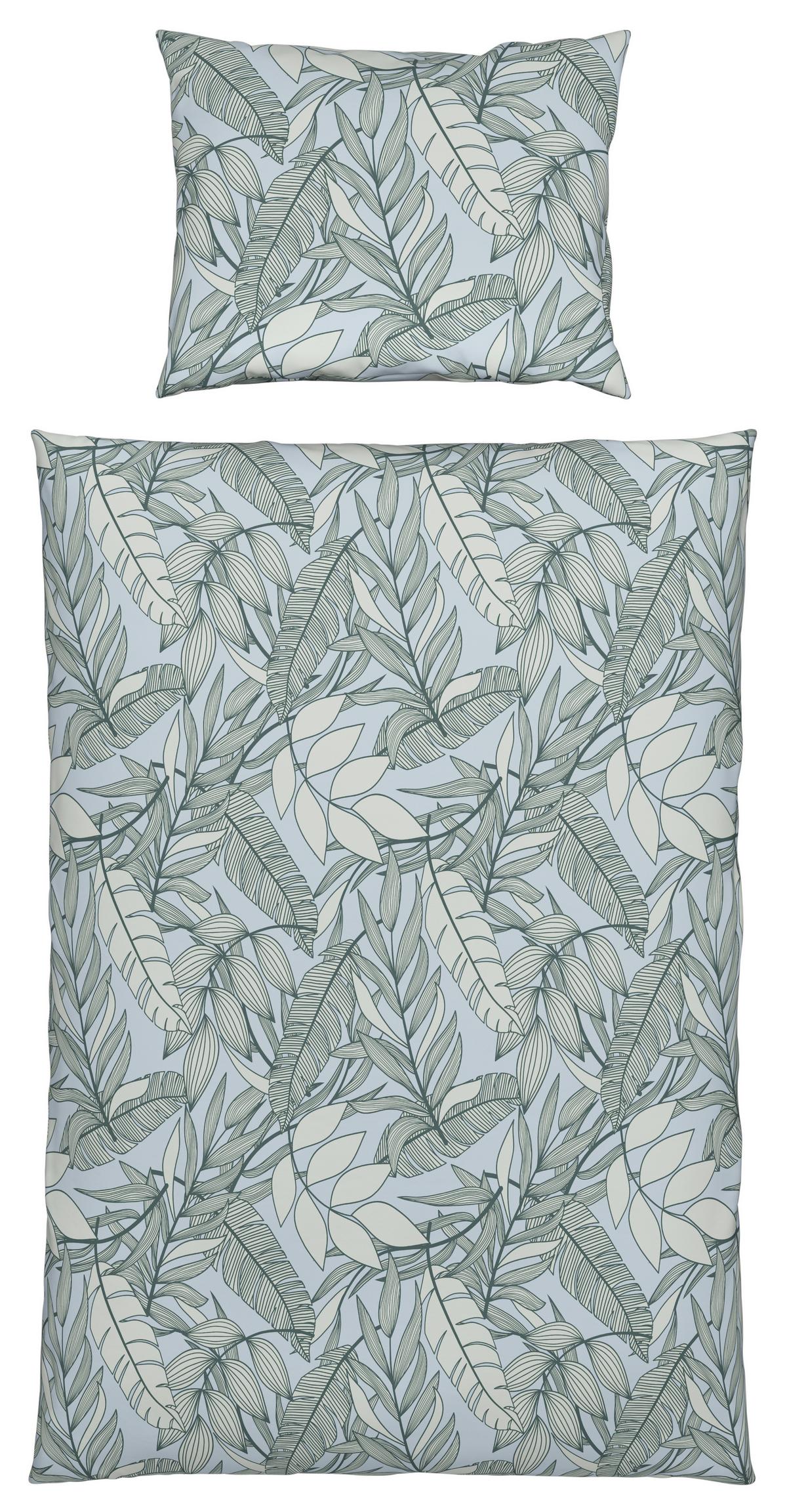 linge de lit Porto ca. 160x210cm - Blau, Modern, Textil (160/210cm) - Premium Living