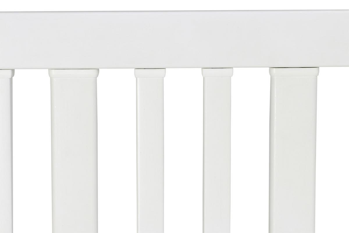 Gartenbank Weiß - Weiß, MODERN, Kunststoff (160/88/69cm) - Gardenson