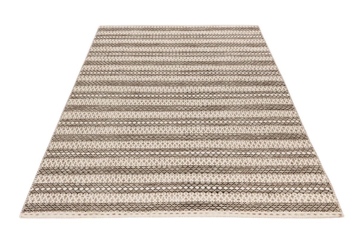 FLACHWEBETEPPICH MY JAIPUR 335 - Hellbraun/Beige, Konventionell, Textil (80/150cm)