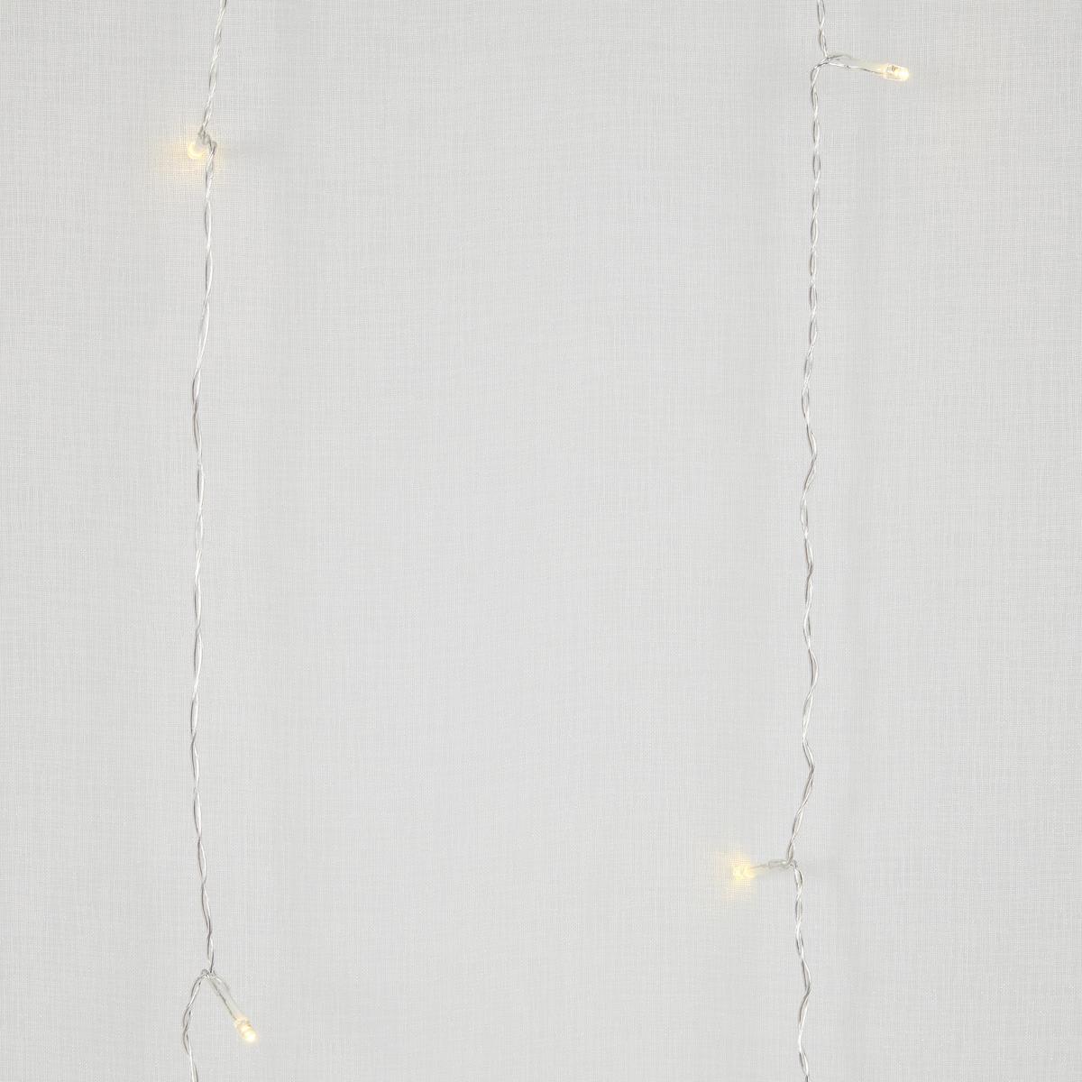 Zavjesa S Omčama Lights - bijela, Romantik / Landhaus, tekstil (140/245cm) - Modern Living
