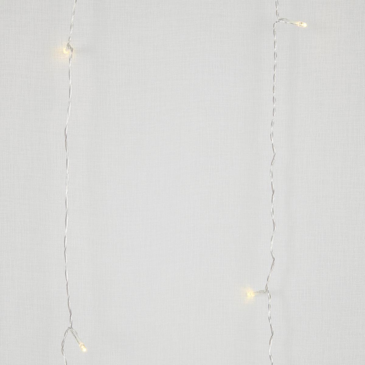Zavjesa S Omčama Lights - bijela, Romantično / ladanjski, tekstil (140/245cm) - Modern Living