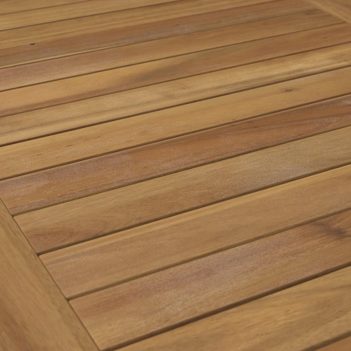 Gartengarnitur Giovanna Creme Holz/Metall/Textil - Creme/Grau, MODERN, Holz/Kunststoff - Bessagi Garden