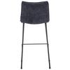 BARPALL KARLO - mörkgrå/svart, Modern, metall/textil (44/97/52,5cm) - Mömax