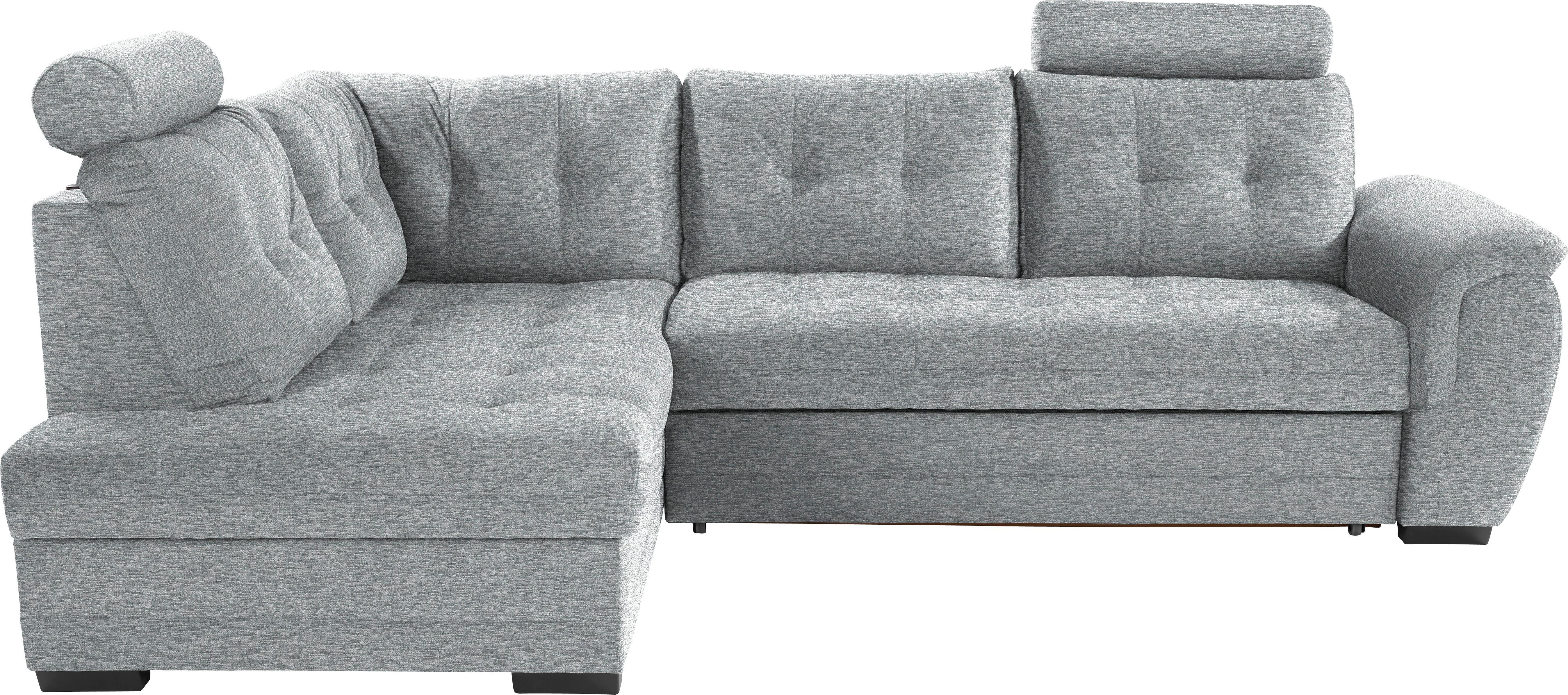 Canapea modulară Falco - gri deschis, Konventionell, textil (183/251cm) - Ondega