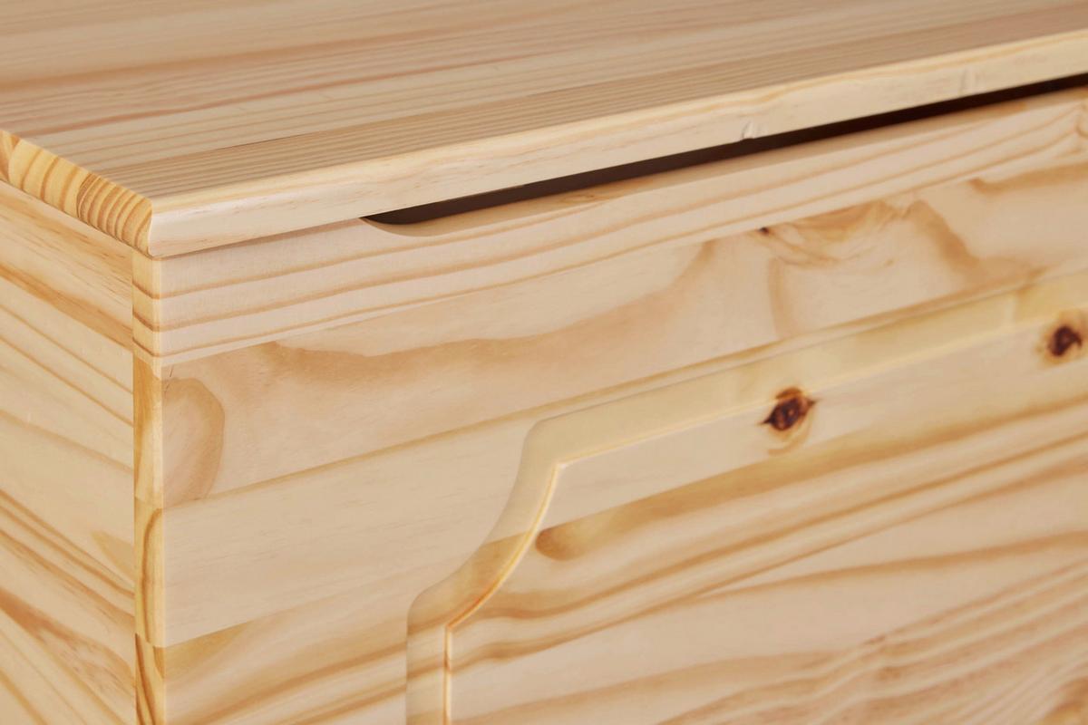 Truhe Emel Kiefer - Naturfarben, Basics, Holz (89/53/47cm) - MID.YOU