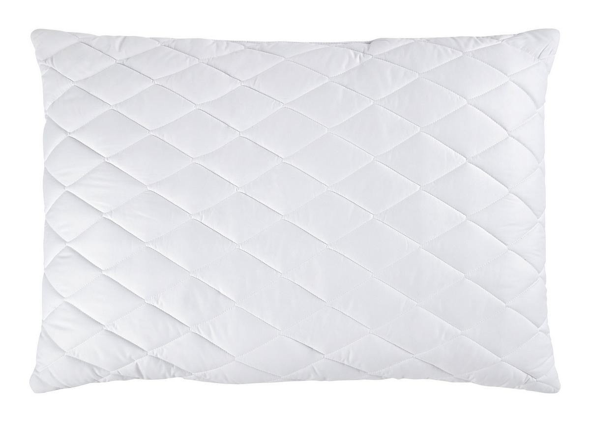 Kopfkissen Vegan Micro Premium ca. 65x100cm - Weiss, Konventionell (65/100cm) - Nadana
