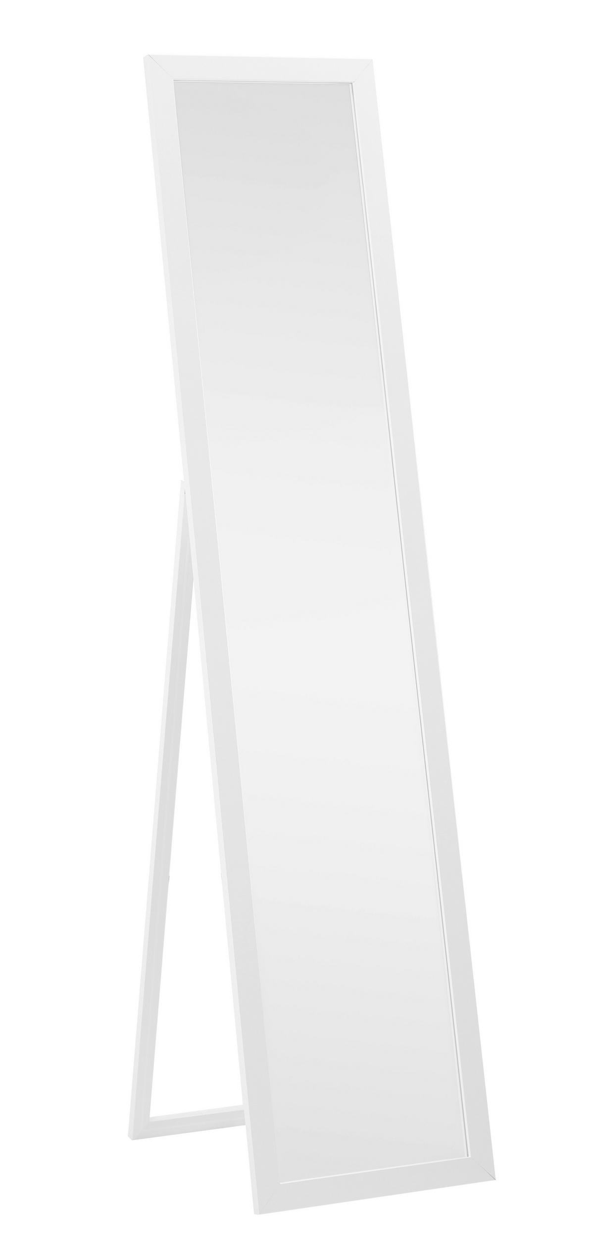 Podno Ogledalo Rio - bijela, Moderno, staklo/drvni materijal (36/156/44cm) - Modern Living