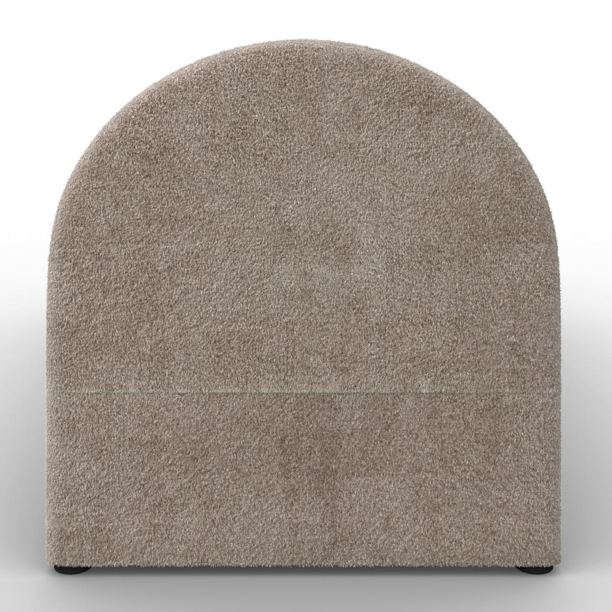 Kinderbett Nina Taupe ca. 90x200 cm - Taupe, MODERN, Holz/Textil (217/101/103cm) - Bessagi Kids