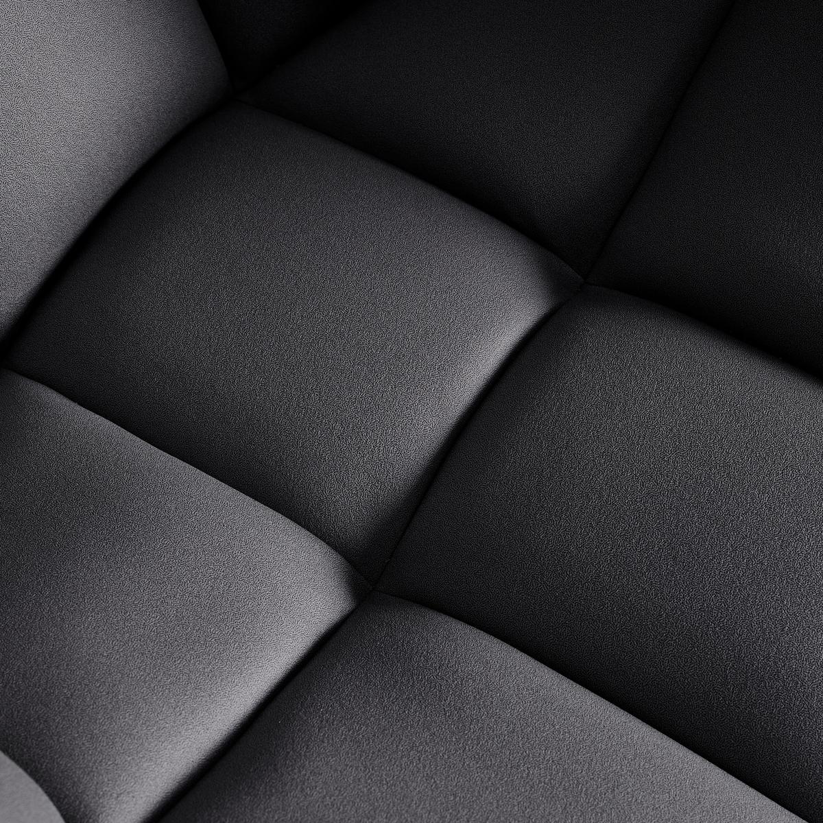 Relaxsessel dunkelgrau, "Robin" - Dunkelgrau/Schwarz, MODERN, Textil/Metall (72/78/81cm) - Bessagi Home