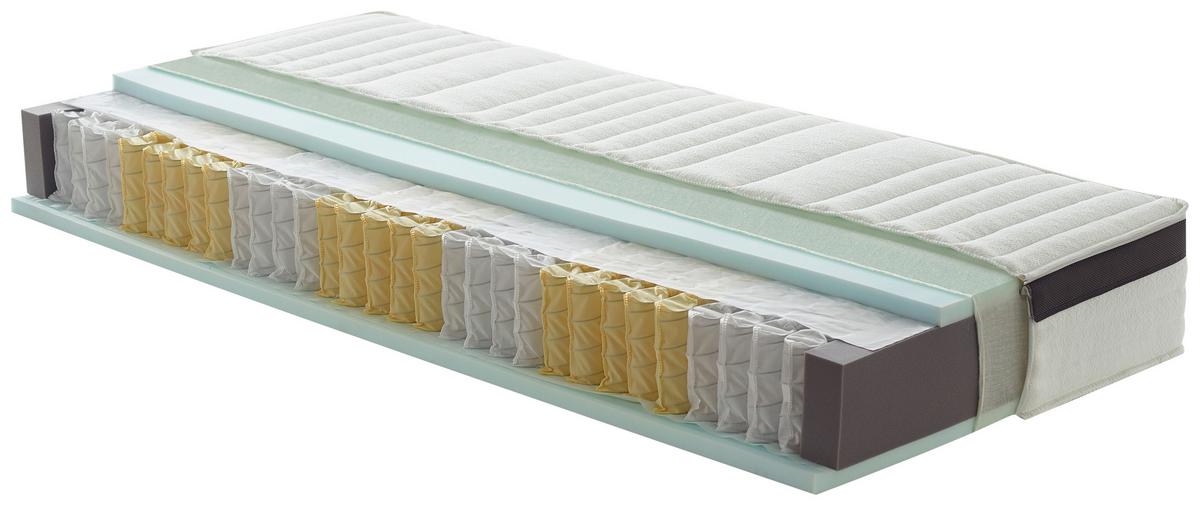 Taschenfederkernmatratze Action Dream H4 ca. 120x200cm - Weiß, Basics, Textil (120/200cm) - Nadana