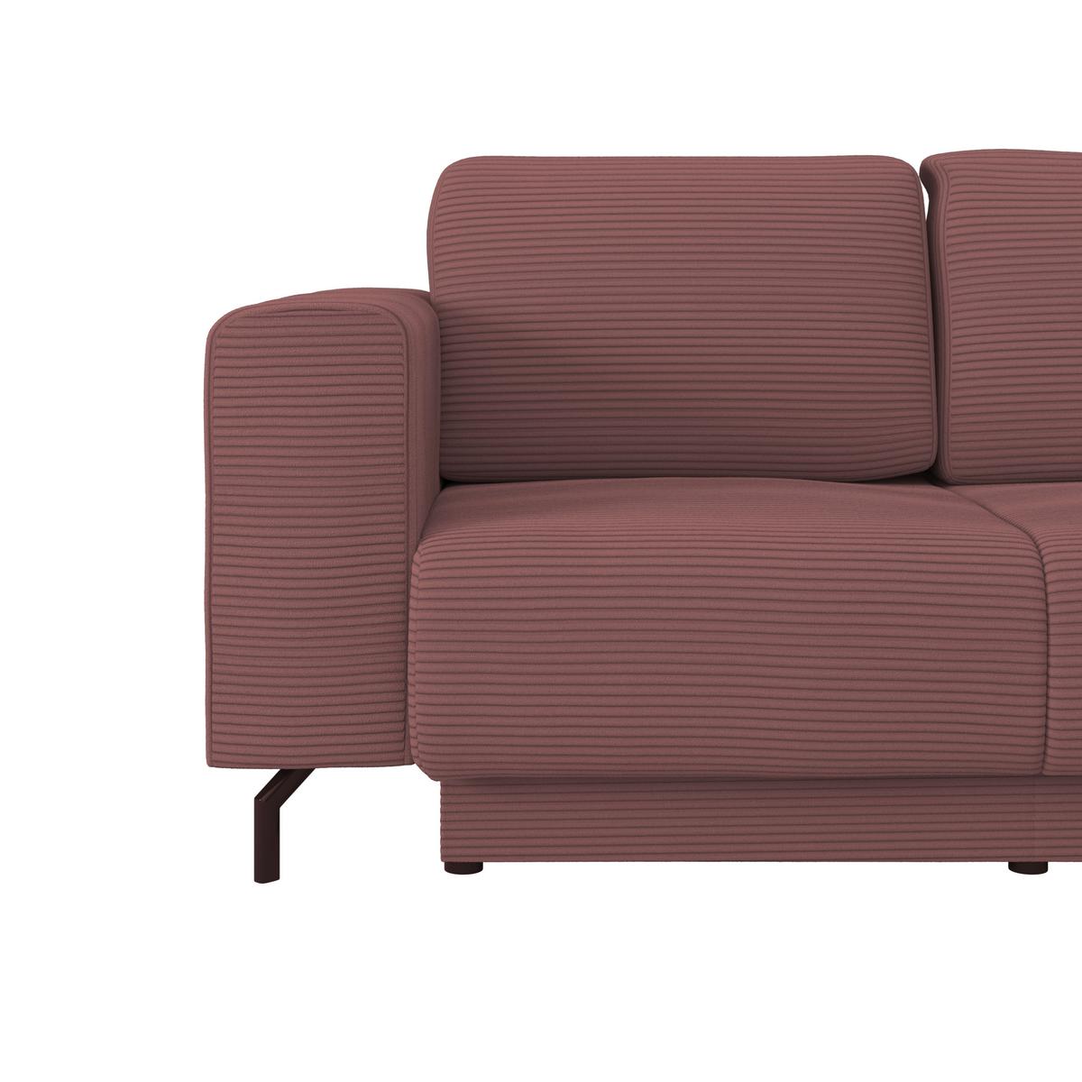 Colțar VENI - roz antic, Modern, textil (272/210cm) - Modern Living