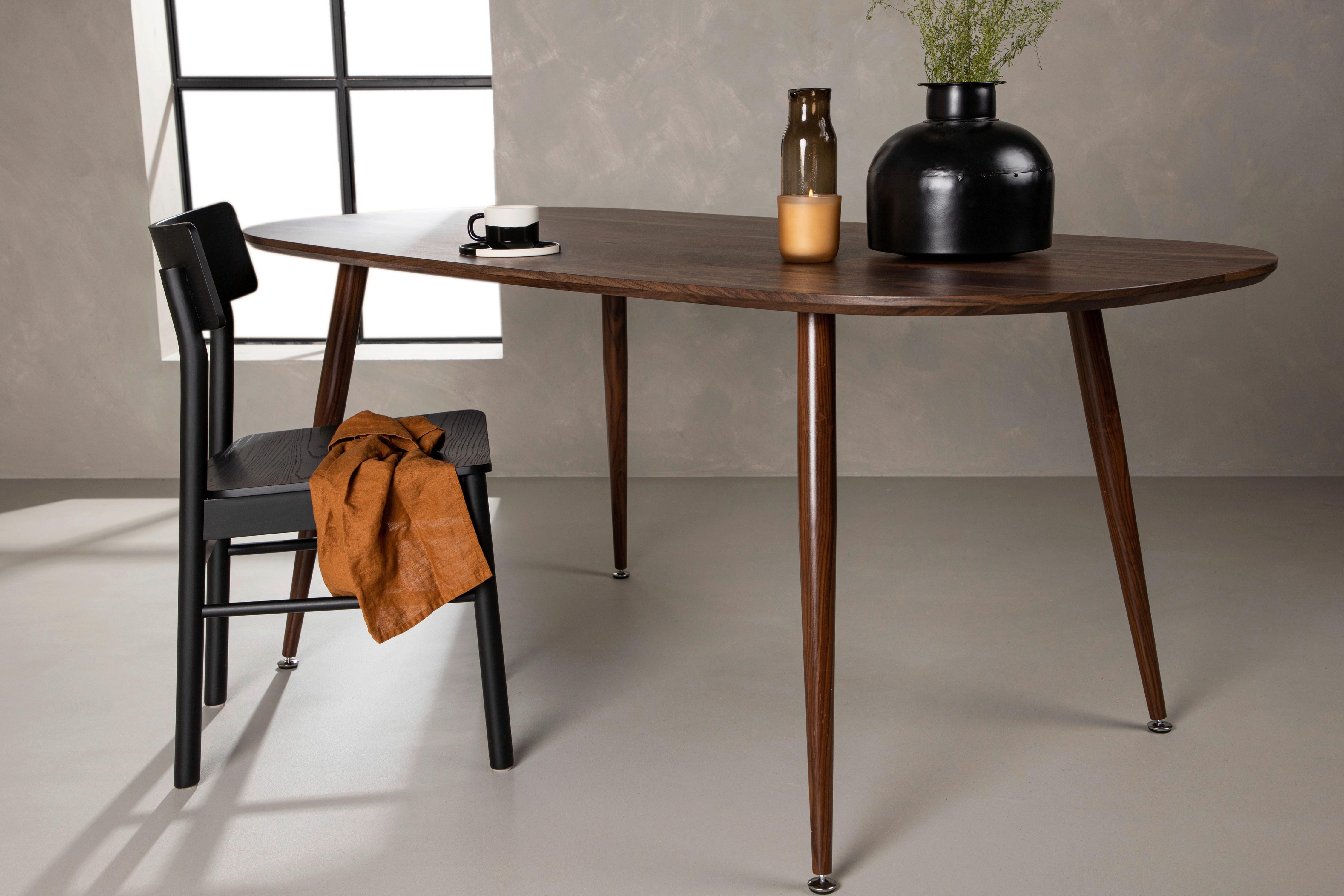 ESSTISCH SANFORD - Dunkelbraun, Design, Holz/Holzwerkstoff (180/90/75cm) - Livetastic