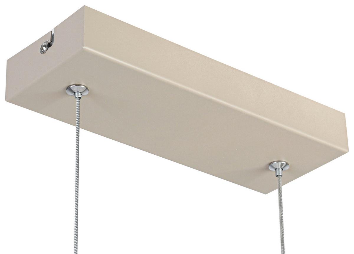 LAMPA WISZĄCA BEATRIX - kolor piaskowy, Trend, tworzywo sztuczne/metal (100/8/120cm) - Collet's Monde