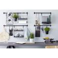 Poliță De Perete Chester - negru, metal (29,2/18,2/42,7cm) - Premium Living Poliță De Perete Chester - negru, metal (29,2/18,2/42,7cm) - Premium Living