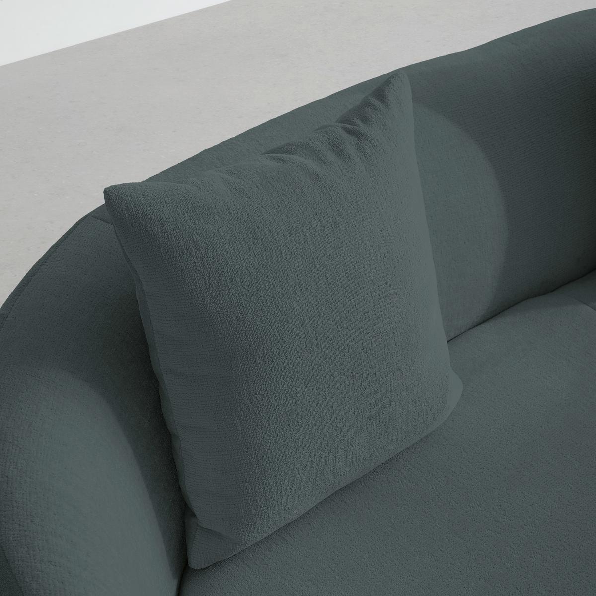 Bigsofa Leonas Anthrazit - Anthrazit/Schwarz, MODERN, Kunststoff/Textil (235/72/110cm) - Premium Living