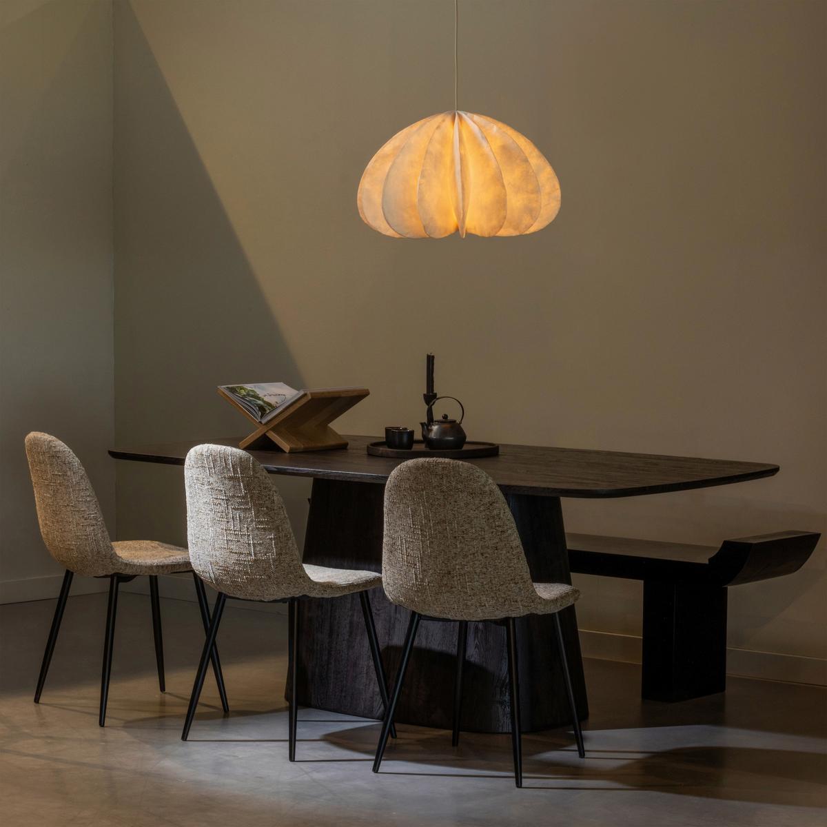 Esstisch Leah Dunkelbraun - Dunkelbraun, Design, Holzwerkstoff (200/105/76cm) - Livetastic