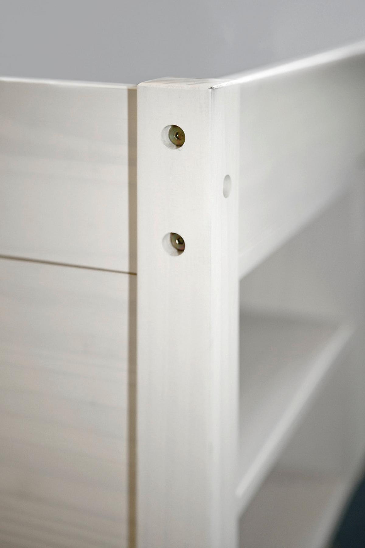 Bettanlage in Weiss - Weiss, Konventionell (180/200cm) - MID.YOU