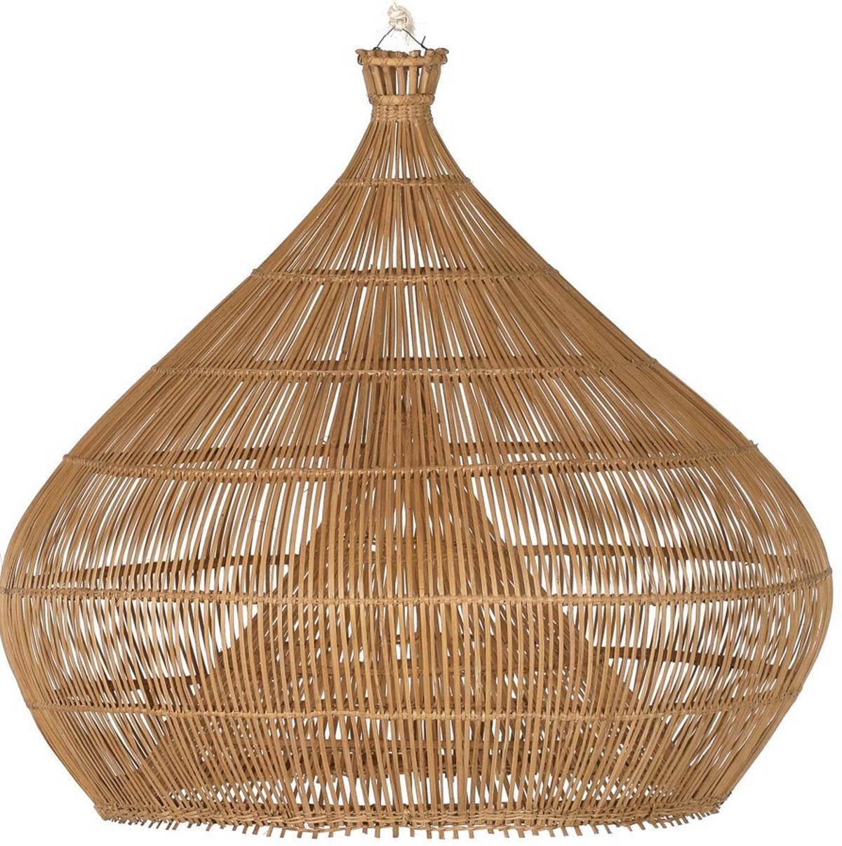Leuchtenschirm Havanna Naturfarben - Naturfarben, LIFESTYLE, Holz (50/50cm) - Zandiara