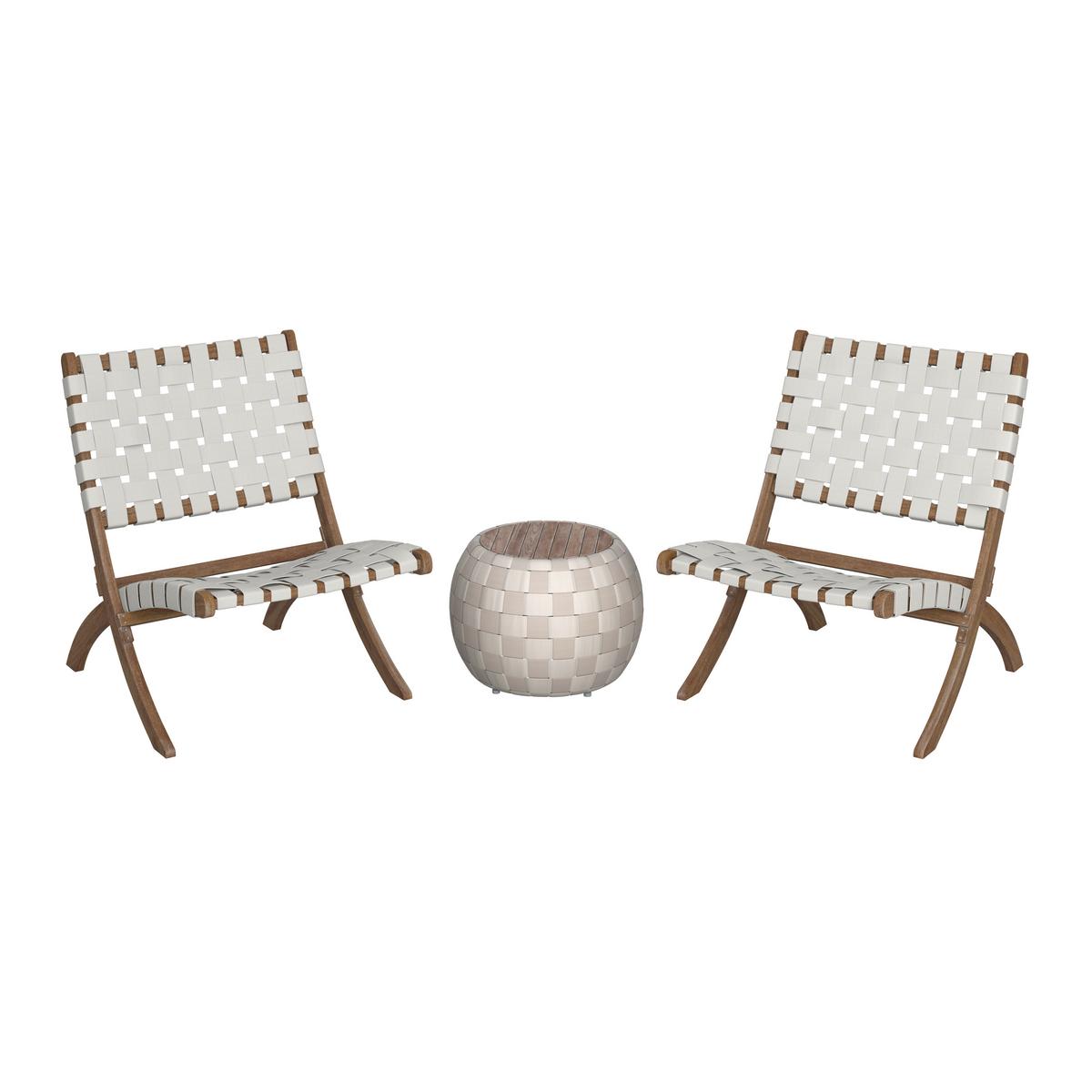 Set Za Balkon Philina - krem barve/barve akacije, Moderno, umetna masa/tekstil - Bessagi Garden