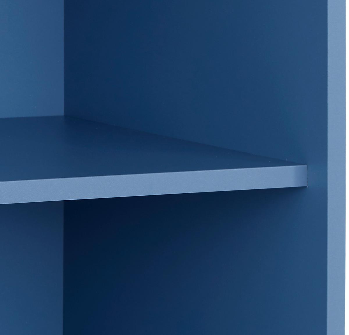 Regal Box - plava, Moderno, drvni materijal (46/46/25cm) - Modern Living