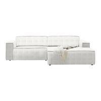 Wohnlandschaft Loft Beige - Beige/Schwarz, MODERN, Kunststoff/Textil (265/75/172cm) - Mömax