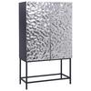 HÖG BYRÅ MARLENE - stålfärgad/svart, Design, metall/trämaterial (80/140/40cm) - Mömax