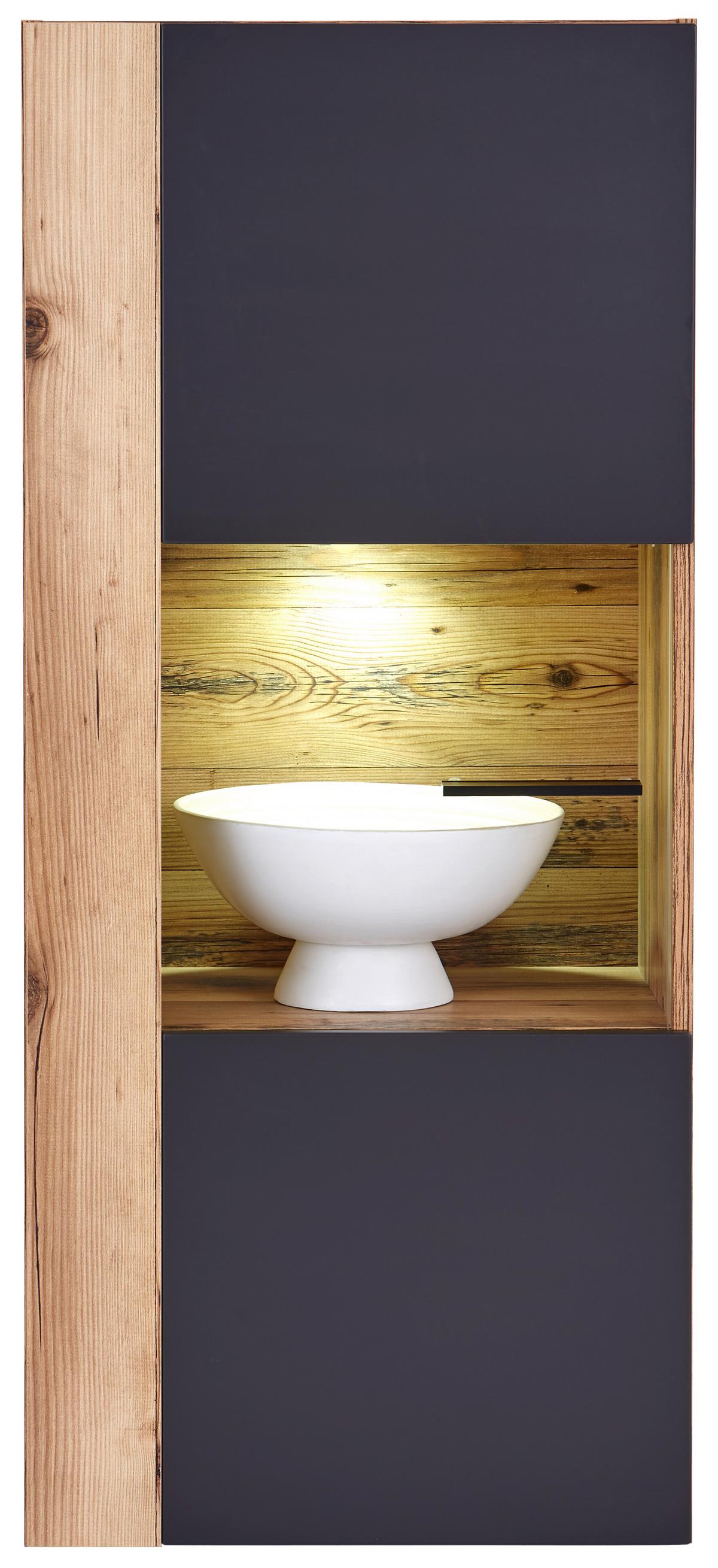 Vitrină suspendată HENRY - Modern, material pe bază de lemn (50/115/35cm) - Mömax