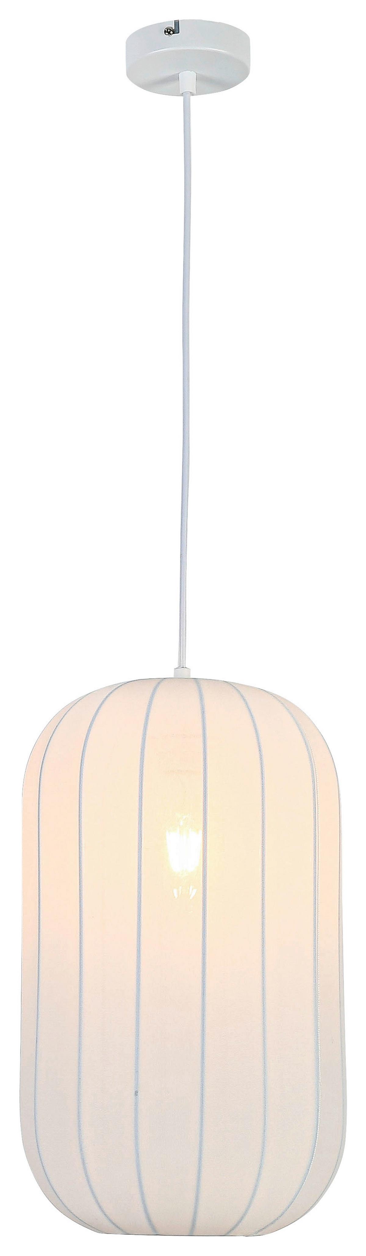 Svjetiljka Viseća Stoiu - bijela, Moderno, metal/tekstil (25/120cm) - Mömax
