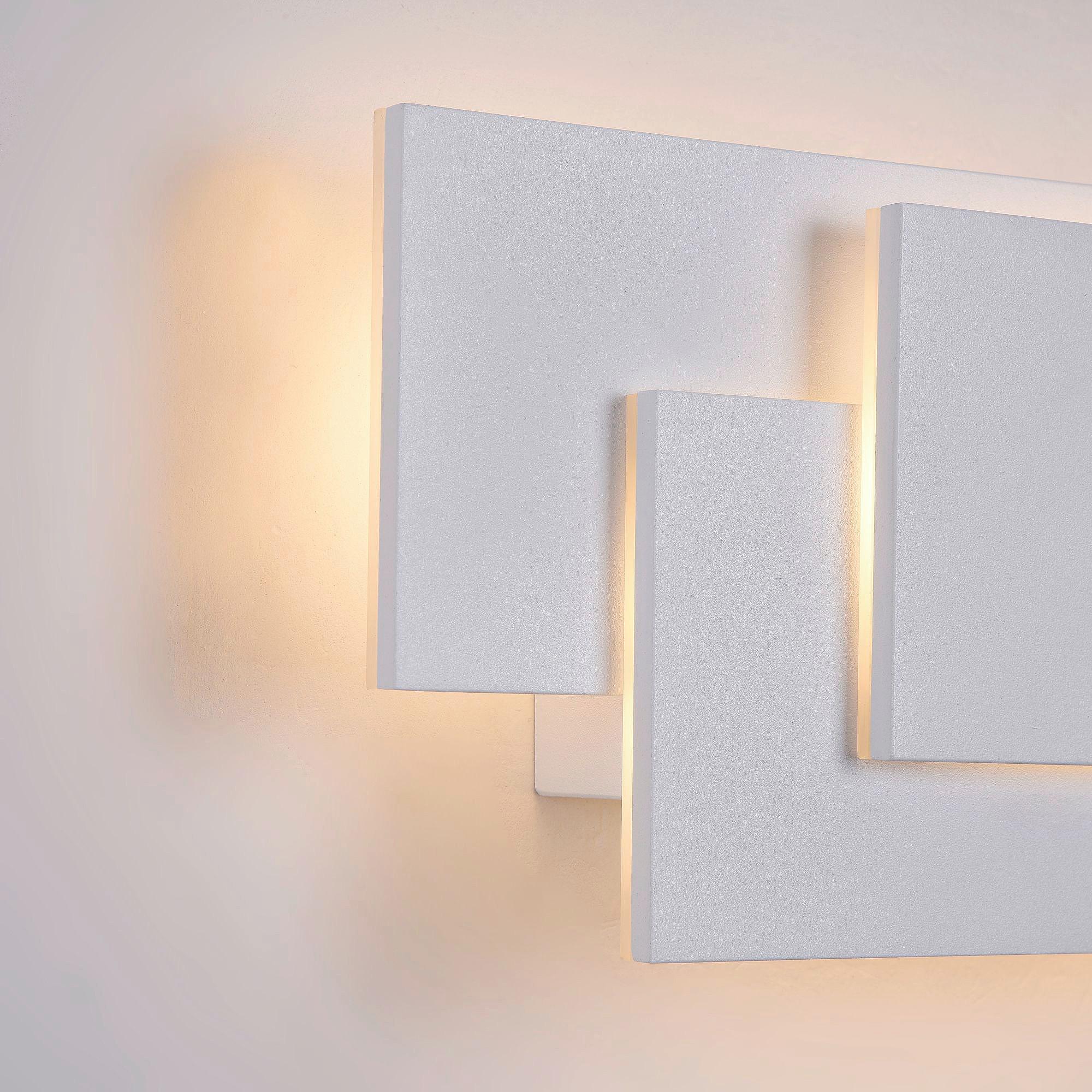 Wandleuchte Trame Weiß max. 12 Watt - Weiß, Trend, Metall (5,5/12,5/26cm) - MAYTONI