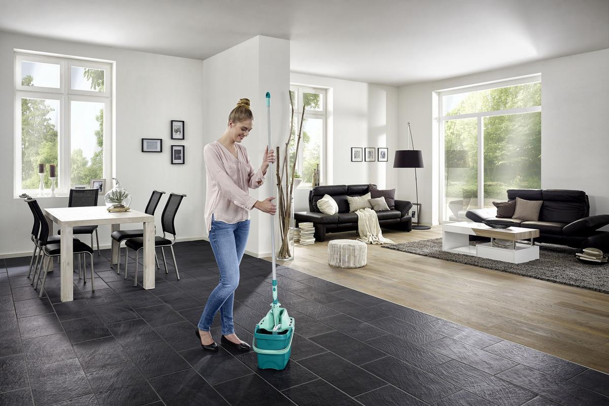 Felmosószett Leifheit Combi Clean M - türkiz/zöld, Basics, műanyag/fém - Leifheit