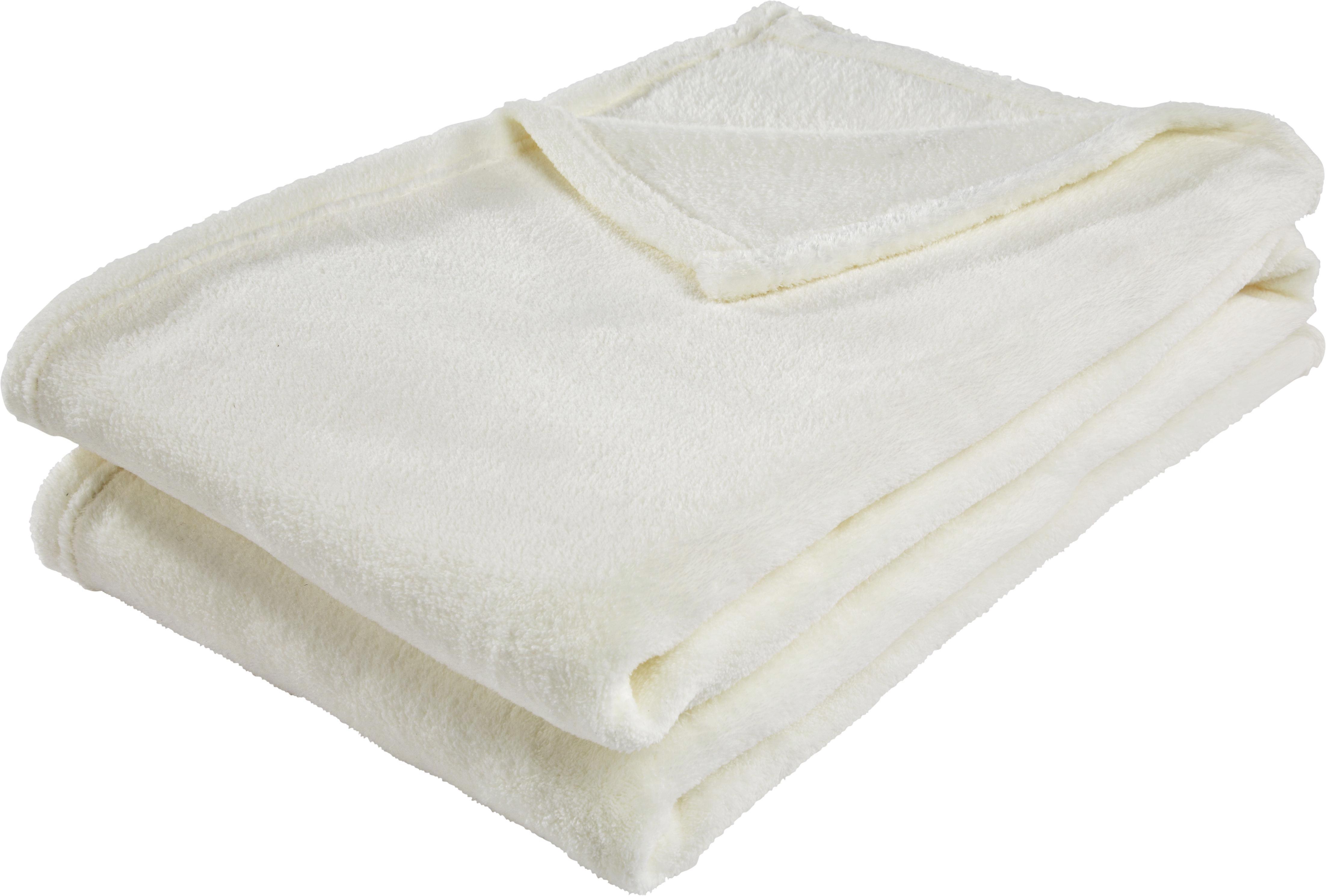 Kuscheldecke Kuschelix Weiß - Weiß, Textil (140/200cm)