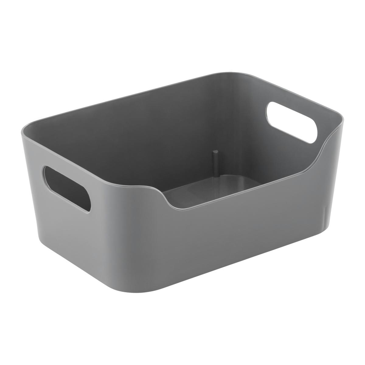 Coșuleț pentru depozitare Michael - S - gri, Modern, plastic (19/13,5/8cm) - Mömax