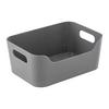 FÖRVARINGSKORG MICHAEL - S - grå, Modern, plast (19/13,5/8cm) - Mömax