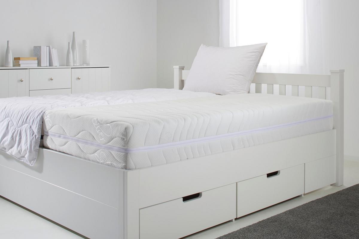 Taschenfederkernmatratze ca. 160x200cm - Weiss (160/200cm) - Nadana