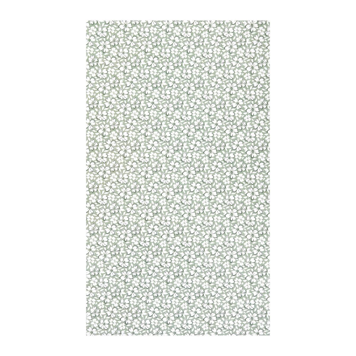 Tischdecke Petra Salbeigrün/Weiss ca. 140x240cm - Weiss/Salbeigrün, Konventionell, Textil (140/240cm) - Modern Living