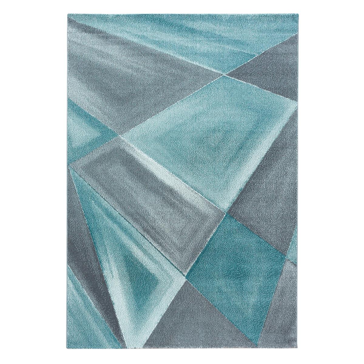 Läufer Beta Blau ca. 80x250cm - Blau, Basics, Textil (80/250cm) - Novel