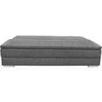 Schlafsofa in Grau mit Bettkasten - Silberfarben/Grau, Holz/Textil (205/72/106cm) - Premium Living Schlafsofa in Grau mit Bettkasten - Silberfarben/Grau, Holz/Textil (205/72/106cm) - Premium Living